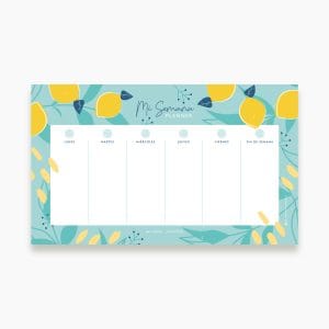 Planner Semanal Limonada