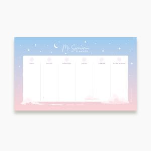 Planner Semanal Nubes